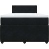 Box spring postel s matrací 120 x 200 cm samet [3287714] (Barva Modrá)