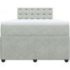 Box spring postel s matrací 120 x 200 cm samet [3287727] (Barva Růžová)