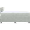 Box spring postel s matrací 120 x 200 cm samet [3287727] (Barva Růžová)