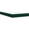 Box spring postel s matrací 120 x 200 cm samet [3292317] (Barva Tmavě šedá)