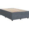 Box spring postel s matrací 120 x 200 cm samet [3292317] (Barva Tmavě šedá)
