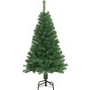 Umělý vánoční stromek s hustými větvemi 150 cm PVC [321034] (Barva Zelená)