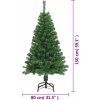 Umělý vánoční stromek s hustými větvemi 150 cm PVC [321034] (Barva Zelená)