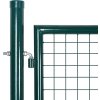 Zahradní pletivo branka plot dveře stěna mříž 300 x 175 cm [140925] (Barva Zelená)