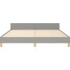 Rám postele s čelem 180x200 cm textil [3125402] (Barva Krémová)
