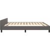 Rám postele s čelem bez matrace 180x200 cm [347517] (Barva Šedá)