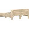 Rám postele s čelem 150 x 200 cm [3207478] (Barva dub sonoma)