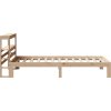 Rám postele s čelem bez matrace 100x200 cm [3306043] (Barva Přírodní)