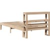 Rám postele s čelem bez matrace 100x200 cm [3306043] (Barva Přírodní)