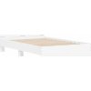 Rám postele s čelem a LED osvětlením 120 x 200 cm [3207616] (Barva Bílá)