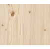 Rám postele s čelem Double masivní dřevo [3193185] (Barva Černá)