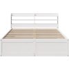 Rám postele s čelem 140 x 190 cm masivní borovice [3307095] (Barva Přírodní)