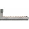 Rám postele s čelem a LED osvětlením 150x200 cm [3210006] (Barva Betonová šedá)