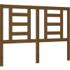 Rám postele s čelem Small Double masivní dřevo [3192854] (Barva medová hnědá)