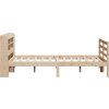 Rám postele s čelem bez matrace 140x200 cm [3306663] (Barva Voskově hnědá)