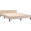 Rám postele s čelem bez matrace 140x190 cm [347497] (Barva Krémová)