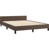 Rám postele s čelem bez matrace 140x200 cm [347504] (Barva Hnědá)