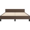 Rám postele s čelem bez matrace 140x200 cm [347504] (Barva Hnědá)