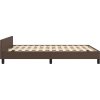 Rám postele s čelem 140x200 cm umělá kůže [3125577] (Barva Šedá)