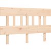 Rám postele s čelem Small Double masivní dřevo [3193309] (Barva medová hnědá)