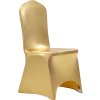 Potahy na židle 6 ks napínací [133556] (Barva Zlatá)