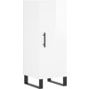 Skříň highboard 34,5 x 34 x 180 cm kompozitní dřevo [3199195] (Barva Bílá s vysokým leskem)