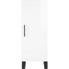 Skříň highboard 34,5 x 34 x 180 cm kompozitní dřevo [3199195] (Barva Bílá s vysokým leskem)