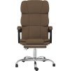 Polohovací kancelářská židle textil [349626] (Barva Hnědá)