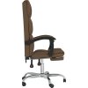 Polohovací kancelářská židle textil [349626] (Barva Hnědá)