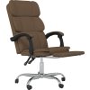 Polohovací kancelářská židle textil [349626] (Barva Hnědá)