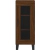 Skříň highboard 34,5x34x180 cm kompozit [3199450] (Barva Černá)