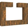 6dílný set TV skříněk kompozitní dřevo [3114465] (Barva Betonová šedá)