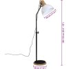 Stojací lampa 25 W 30 x 30 x 100–150 cm E27 [371959] (Barva Bílá)