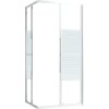 Sprchová kabina ESG 90 x 70 x 180 cm [150759] (Barva Stříbrná)