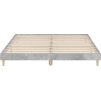 Rám postele bez matrace 160x200 cm kompozitní dřevo [832021] (Barva Bílá)
