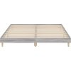 Rám postele bez matrace 160x200 cm kompozitní dřevo [832021] (Barva Bílá)