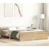 Rám postele bez matrace 120x190 cm kompozitní dřevo [3203777] (Barva dub sonoma)