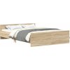 Rám postele bez matrace 120x190 cm kompozitní dřevo [3203777] (Barva dub sonoma)