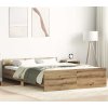 Rám postele bez matrace 120x190 cm kompozitní dřevo [3203777] (Barva dub sonoma)