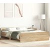 Rám postele bez matrace 120x190 cm kompozitní dřevo [3203777] (Barva dub sonoma)