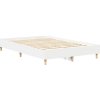 Rám postele bez matrace 120x190 cm kompozitní dřevo [861075] (Barva Bílá)
