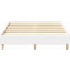Rám postele bez matrace 120x190 cm kompozitní dřevo [861075] (Barva Bílá)