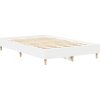 Rám postele bez matrace 120x190 cm kompozitní dřevo [861075] (Barva Bílá)