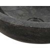 Umyvadlo 40 x 12 cm mramor [142774] (Barva Černá)