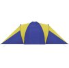 Kempingový stan pro 6 osob námořnicky modrý / [93183] (Barva Modrá a světle modrá)