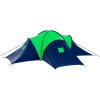 Kempingový stan pro 9 osob [90413] (Barva Modrá a žlutá)