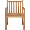 Zahradní židle 2 ks s mi poduškami masivní teak [3062731] (Barva Šedá)