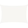 Plachta proti slunci 160 g/m² 5 x 6 m HDPE [311246] (Barva Bílá)