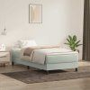 Box spring postel s matrací 80x210 cm samet [3315899] (Barva Černá)