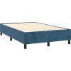 Box spring postel s matrací 120x190 cm samet [3270005] (Barva Tmavě moddrá)